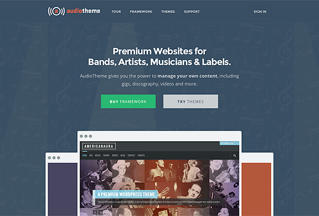 AudioTheme Homepage